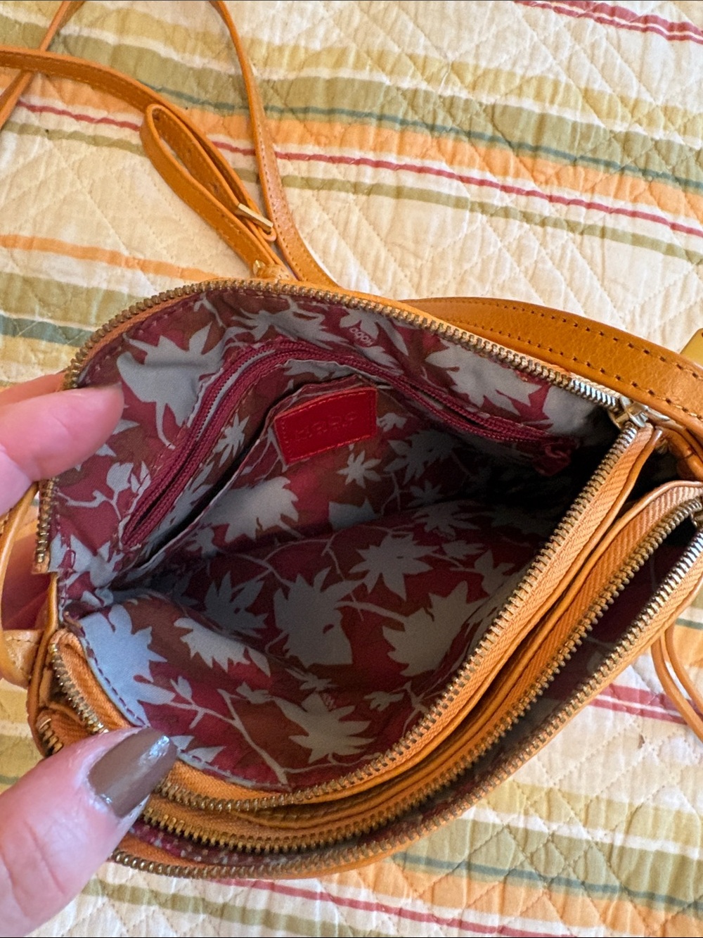 Hobo international mustard yellow leather Crossbody Bag - Picture 6 of 13